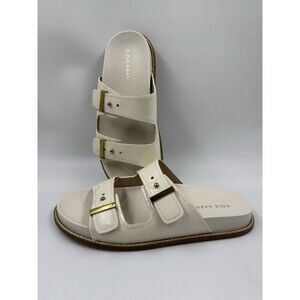 Cole Haan Women's Marisol Footbed Sandal Slides White Size 8 Med (W31883) New